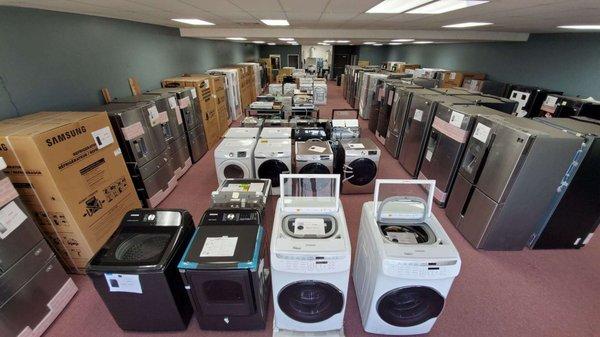 All Major Appliances, Scratch and Dent, not Used. up to 50% of MSRP