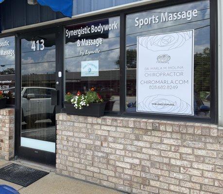 Hendersonville location for Dr. Marla M. Molina Chiropractor, exterior