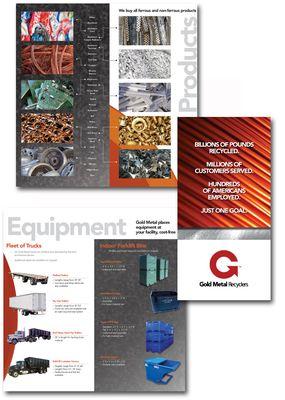 Brochure for a Metal Recycling Company