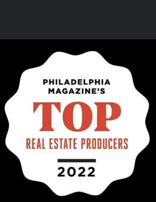 Recognized as a top real estate producer 2022