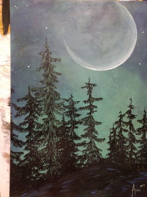 Bella Luna Original painting