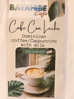 Café con leche
(Coffee with milk)