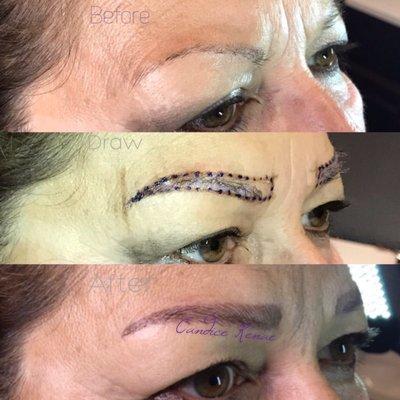 This lovely lady is simply rocking brows now!