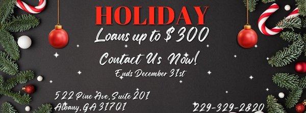 Holiday Loans!!!