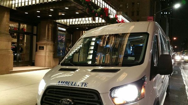 We always buy the same white colored Ford Transit model ambulettes so you will know exactly what vehicle to look for.