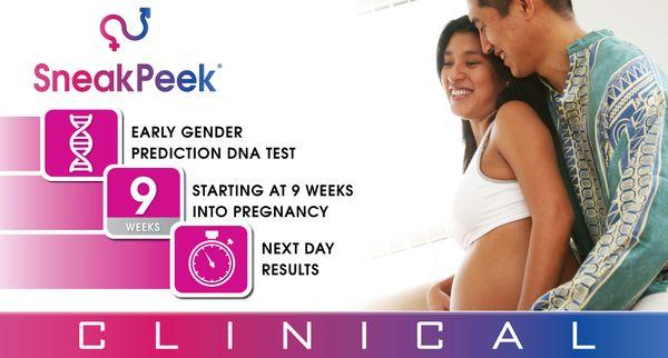 DNA gender determination starting at 9 weeks! Bond with your baby the earliest you can @ the only studio offering this service in Washington