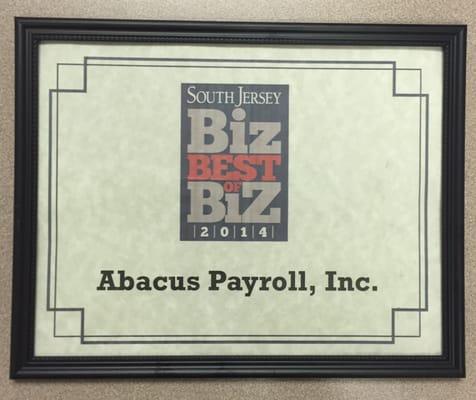 South Jersey Biz Best of Biz 2014