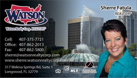 Sherre Fatula - Watson Realty Corp