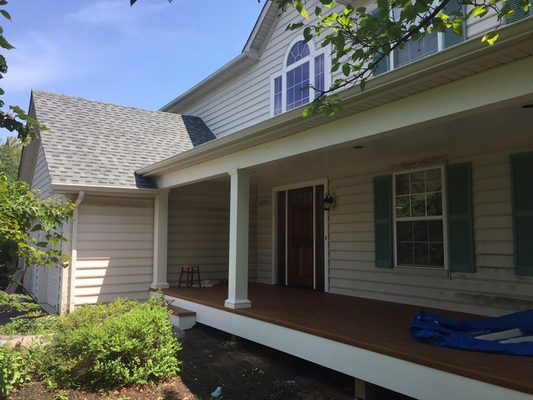 Full new front porch in Newtown