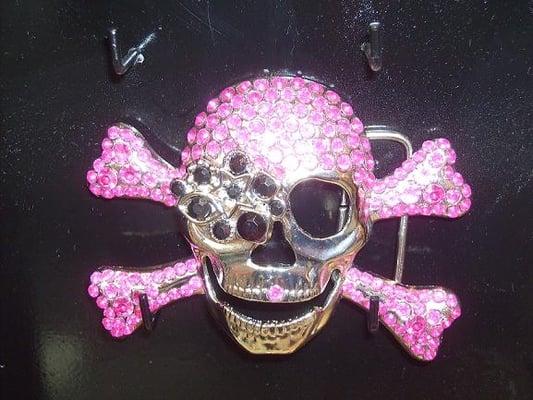 pirate bling buckle