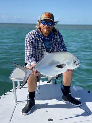 Flats fishing for Permit in Key West