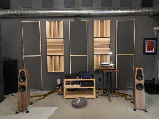 One of our listening and demo rooms