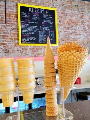 Get the waffle cone