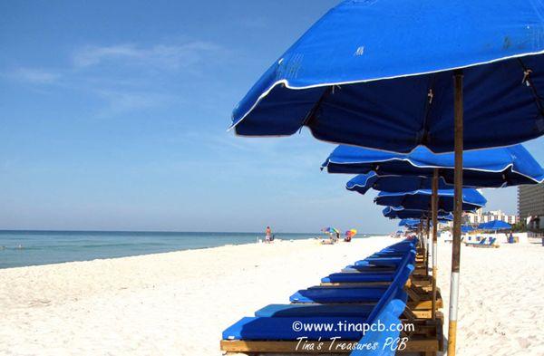 Free use of the beach service (a $190 weekly value free to our renters) including two padded lounge chairs with umbrella on the sandy beach