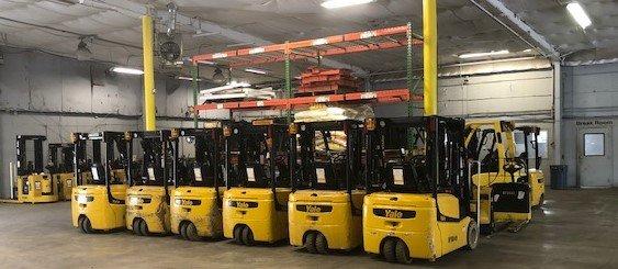 Forklift and aerial equipment sales, rentals, leasing, parts, service and training.