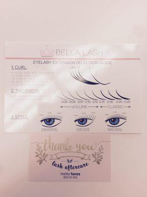 Metta Faces uses Bella Lash Products! The Best!