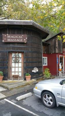 The massage studio reminds me of a fairy kingdom kind-of-place, thus "magical" is apropos.