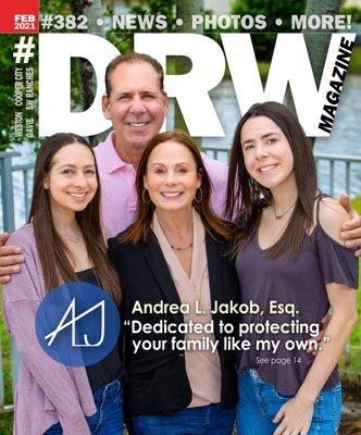 Our family on the magazine cover!