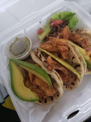 Fish jerky tacos