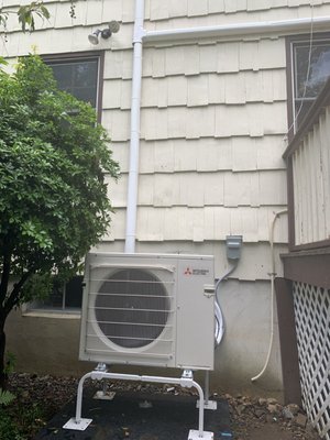 Ductless heating and cooling