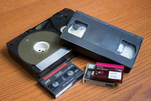 Videocassette transfers to DVD and Cloud