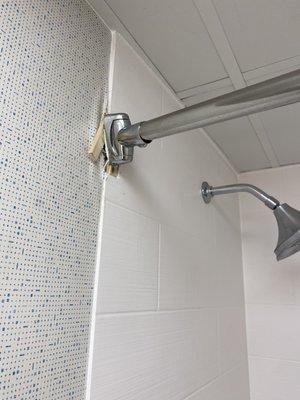 Damaged shower