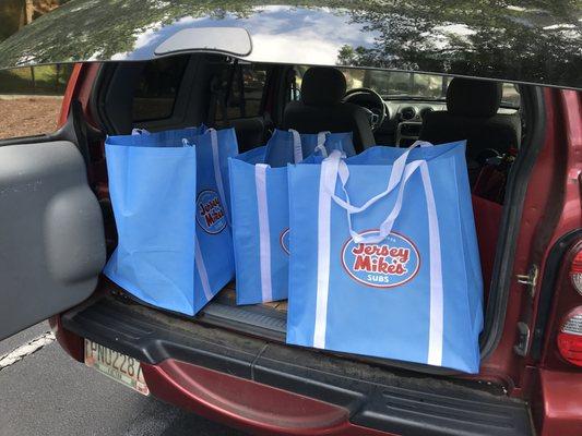 Out on Delivery for Jersey Mike's in Sandy Springs