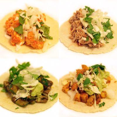 Organic ingredients, handmade tortillas, NayNay's taco seasoning, and addictive crema are what makes NayNay's tacos so spectacular.