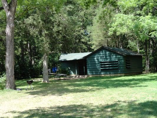 Woodlands Cabin Area at Camp Shaw