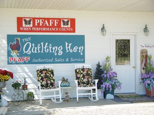 The Quilting Hen, a quilt store on a Montana grain farm.