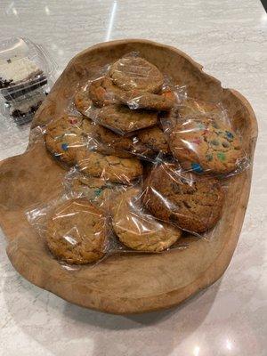 Lots of great cookies to choose from in the Bistro!