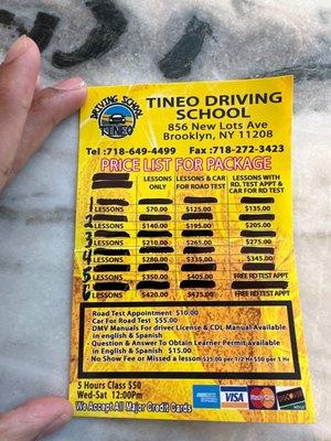 Tineo Driving School