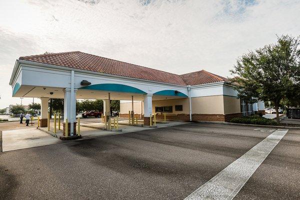 Drive-thru at the DeLand branch.