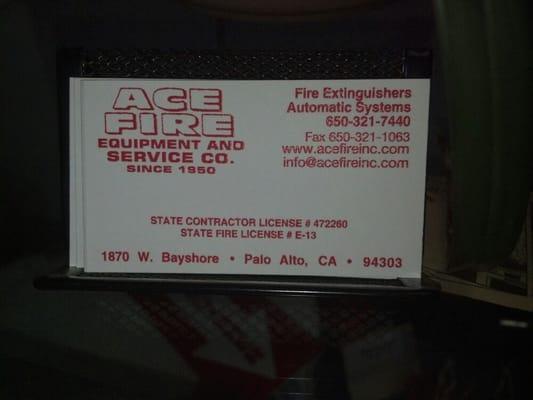 Ace Fire Equipment & Service Co