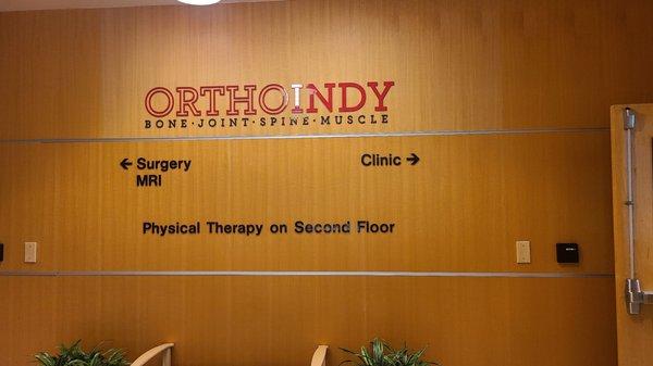 OrthoIndy Lobby