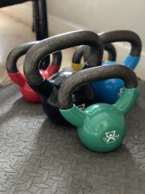 Kettlebells to teach your body about momentum through ou myofasical system!