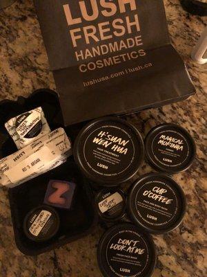 My latest LUSH haul!