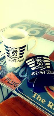 Mugs $10, Coozies $5, order yours today!