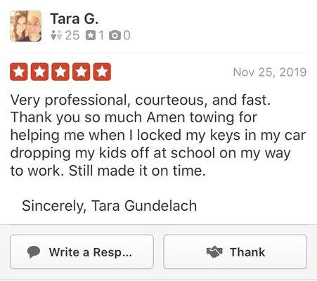 Thanks, Tara!