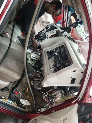 Heater core replacing for Toyota Rav4