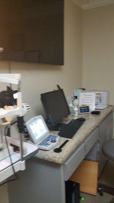 Eye exam room