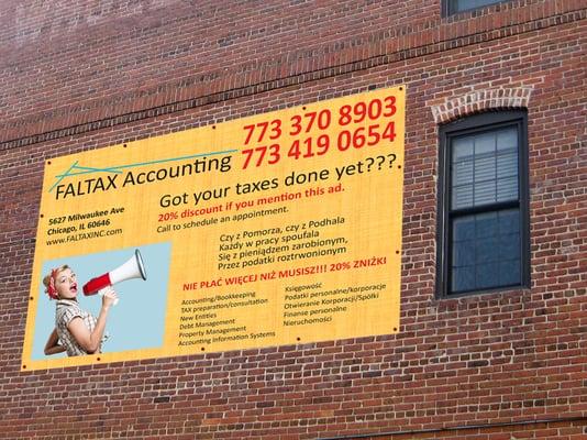 Grand format, wide format printing available @intersolutionsco. Outdoor banners, flags, signs in Chicago