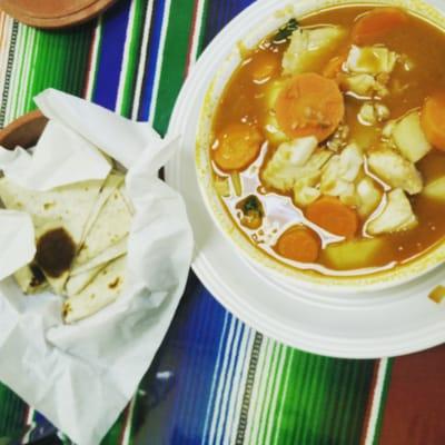 Fish soup - Caldo de pescado