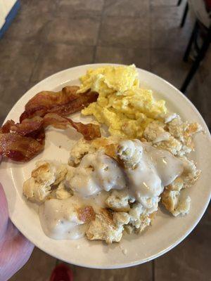 Breakfast buffet plate