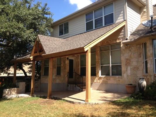 Cedar Patio Cover Cable