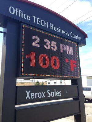 The temperature outside is not the only hot thing at OfficeTECH!  Call us for a price quote!