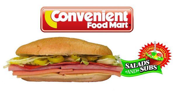 Second to None Subs, Sandwiches, and Salads are available fresh everyday