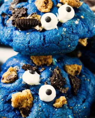 Cookie Monster cookies