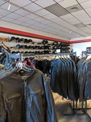 Jackets, vests, chaps, helmets and more