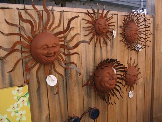 Beautiful mixed media sunfaces by one of our artists.